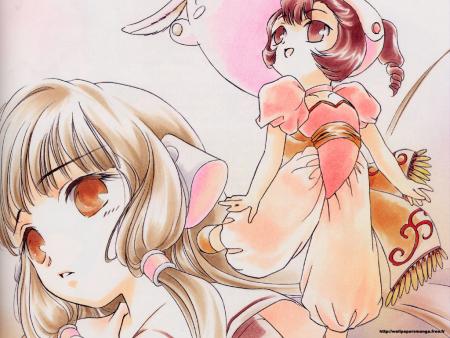 chobits-chii and sumomo